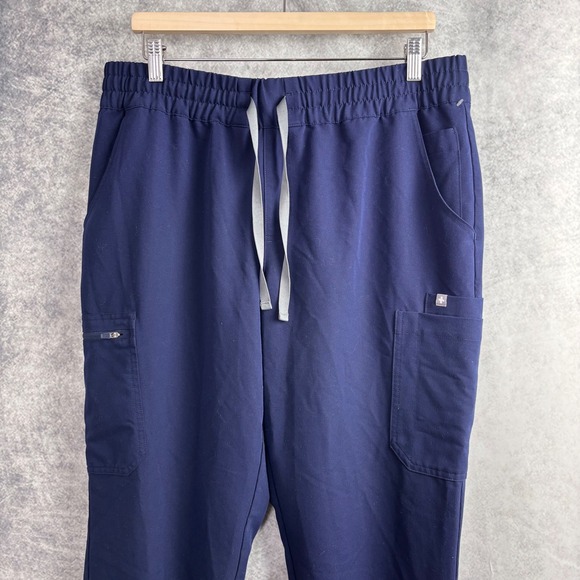FIGS‎ Technical Collection Dark Blue Scrub Zamora Bottoms Cargo Pocket Size XXL - Picture 2 of 12